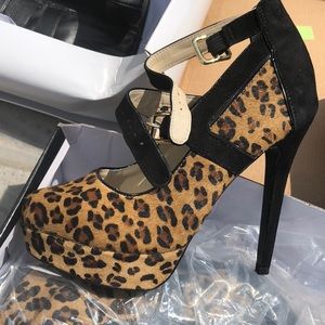 Leopard heels